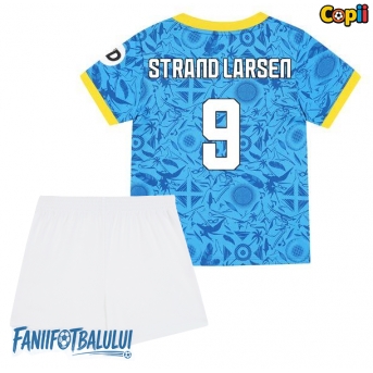 Wolves Jorgen Strand Larsen #9 Echipament de Fotbal Replică 2025-26 Copii Treilea (+ Șorturi)